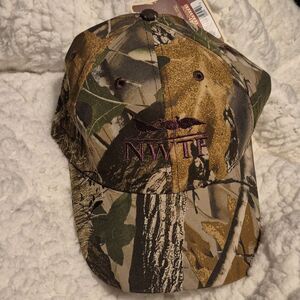 NWTF Turkey RealTree Hardwood Greens Velcroback Hat - New